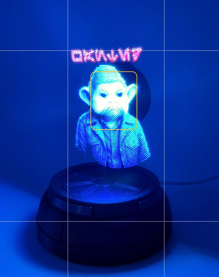 Star Wars Inspired 3D Hologram Projector Over 40 hologram’s | Light-Up Display Fan