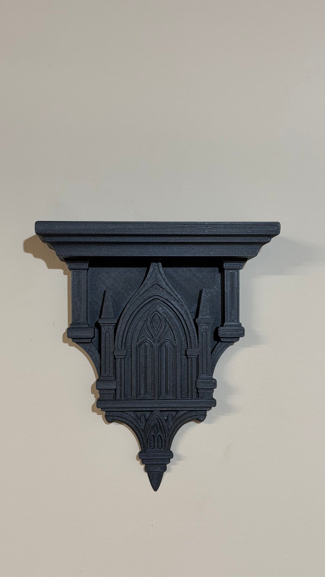 Gothic Cathedral Sconce Small Shelf Wall Art