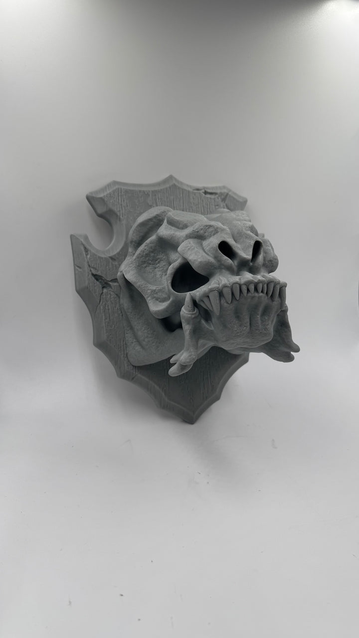 Rancor Skull Wall mount Plaque
