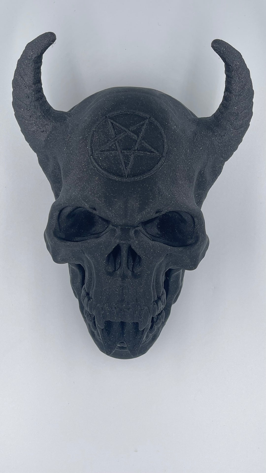 Devil Demon Skull Wall Hang Prop - Gothic Home Decor Wall Display Piece