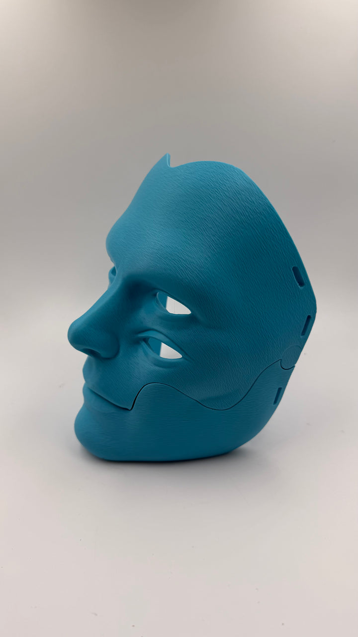 Argos 4 Eye Articulated Jaw Mask | Moving Jaw Monster Cosplay Mask | Four Eye Demon Horror Mask