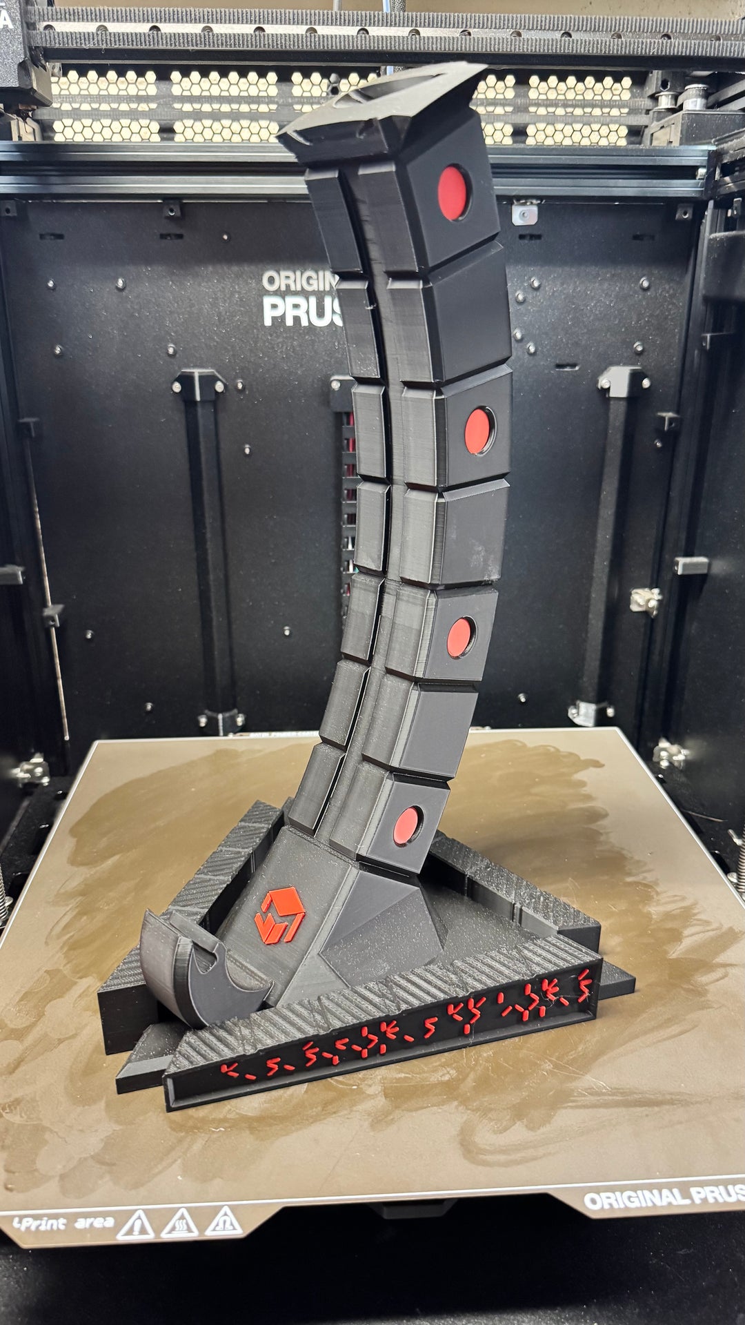 Predator Biomask Display Optional Colored Stand and optional integrated Electronics