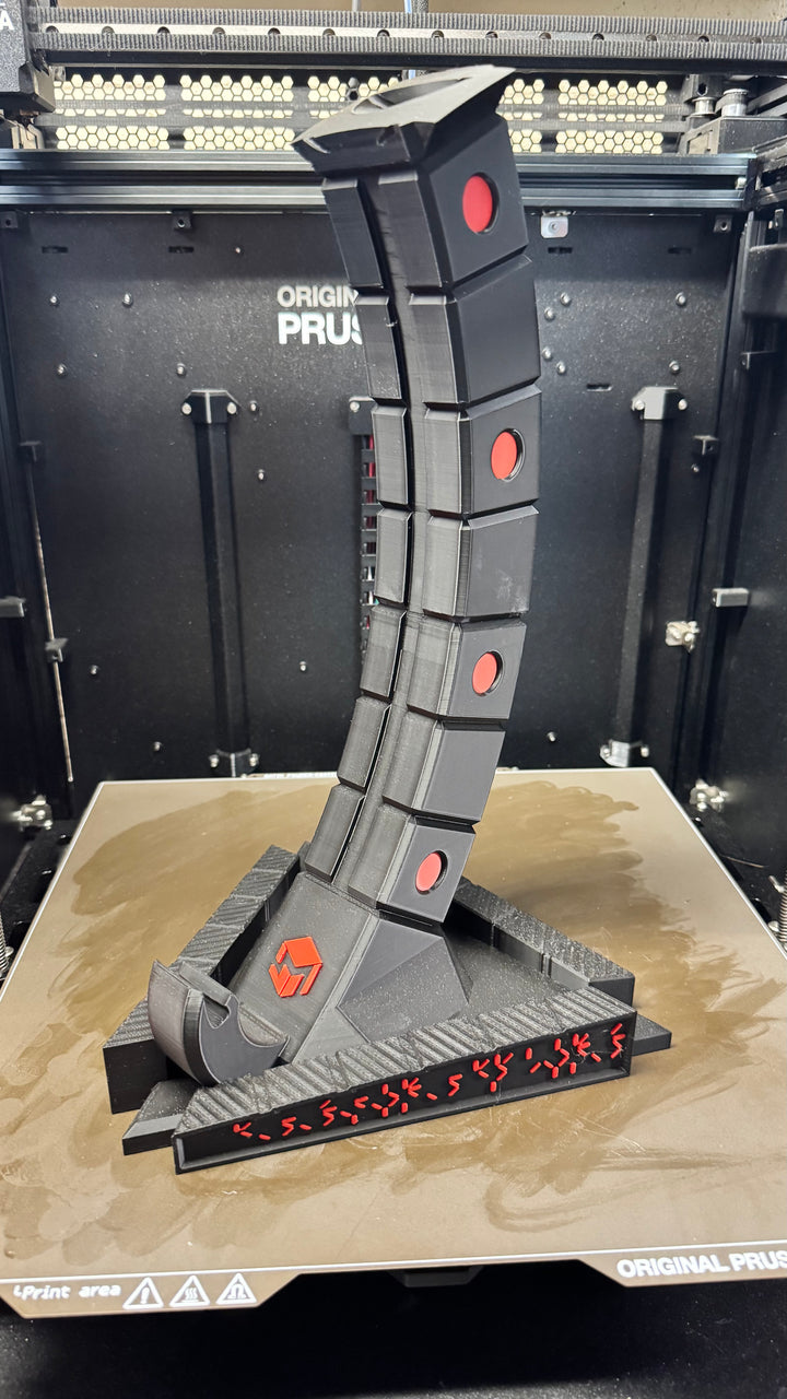 Predator Biomask Display Optional Colored Stand and optional integrated Electronics