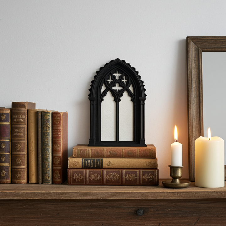 Gothic Cathedral Arch Window Wall Art