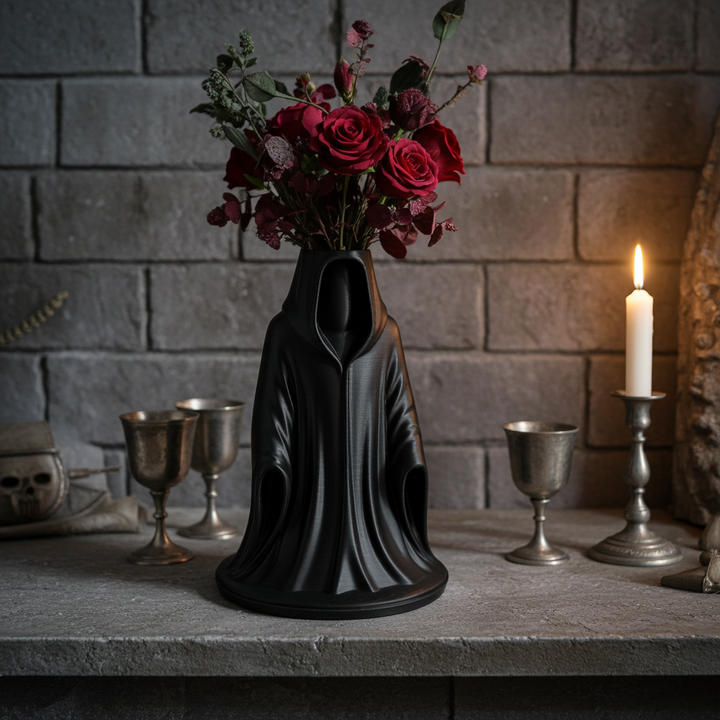 Wraith Grim Reaper Vase | Gothic Horror Home Decor Dark Fantasy