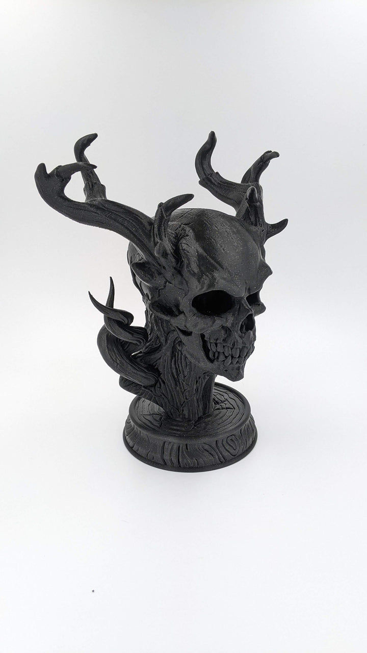Nature Ankou Demon Skull - Gothic Home Decor