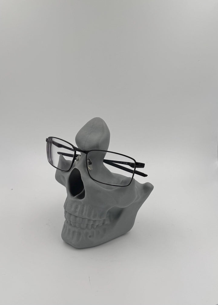 Glasses Skull display Anatomy Model Realistic Medical Teaching Tool Halloween Scientific Study Aid ,