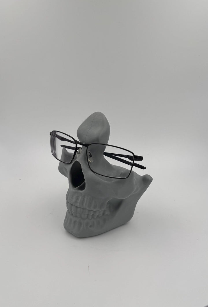 Glasses Skull display Anatomy Model Realistic Medical Teaching Tool Halloween Scientific Study Aid ,