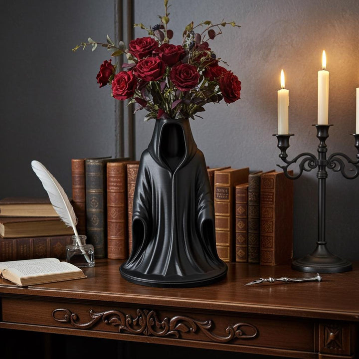 Wraith Grim Reaper Vase Gothic Horror Home Decor Dark Fantasy
