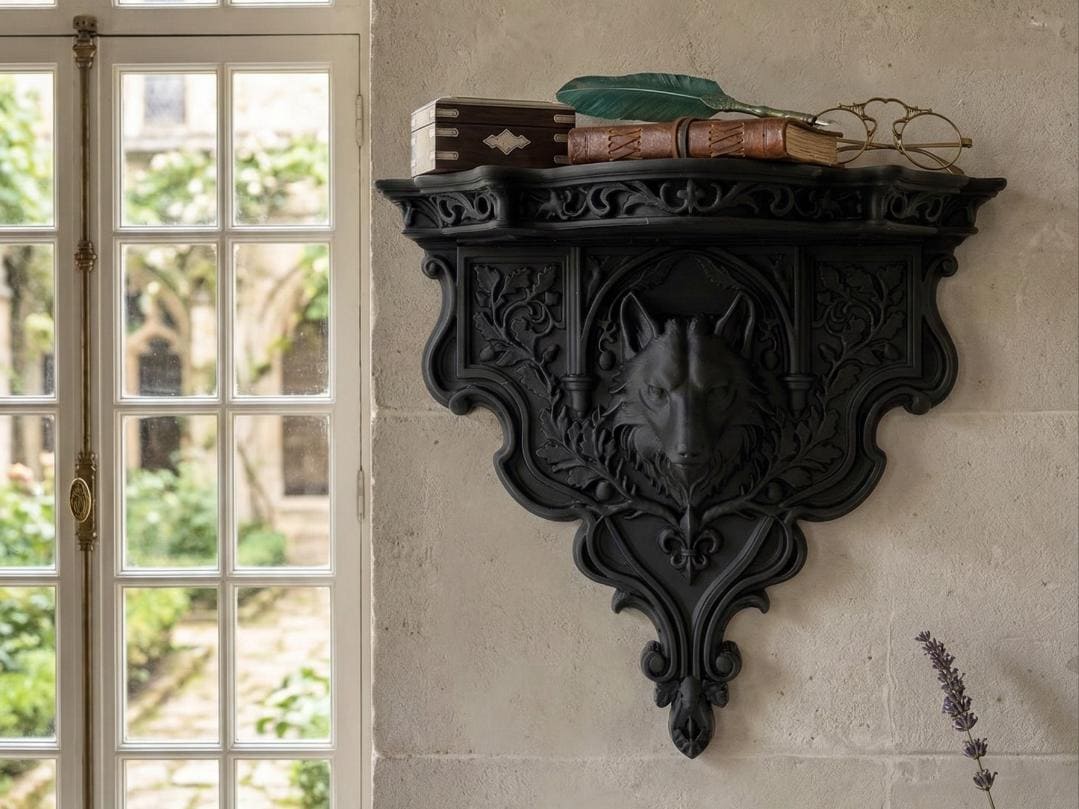 Wolf Wall Shelf Alpha Guardian Werewolf