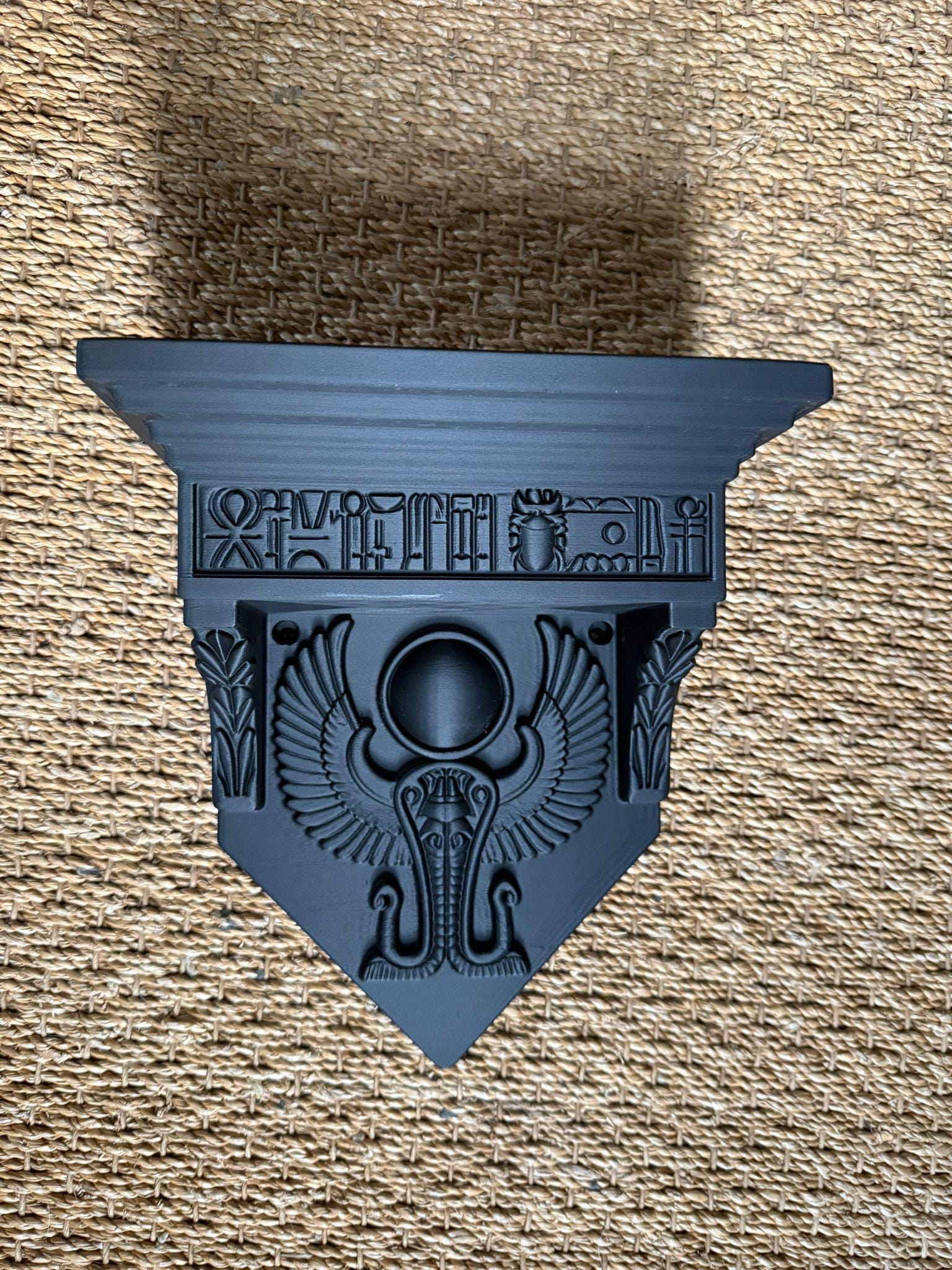 Egyptian Sun God Amun Ra Altar Shelf