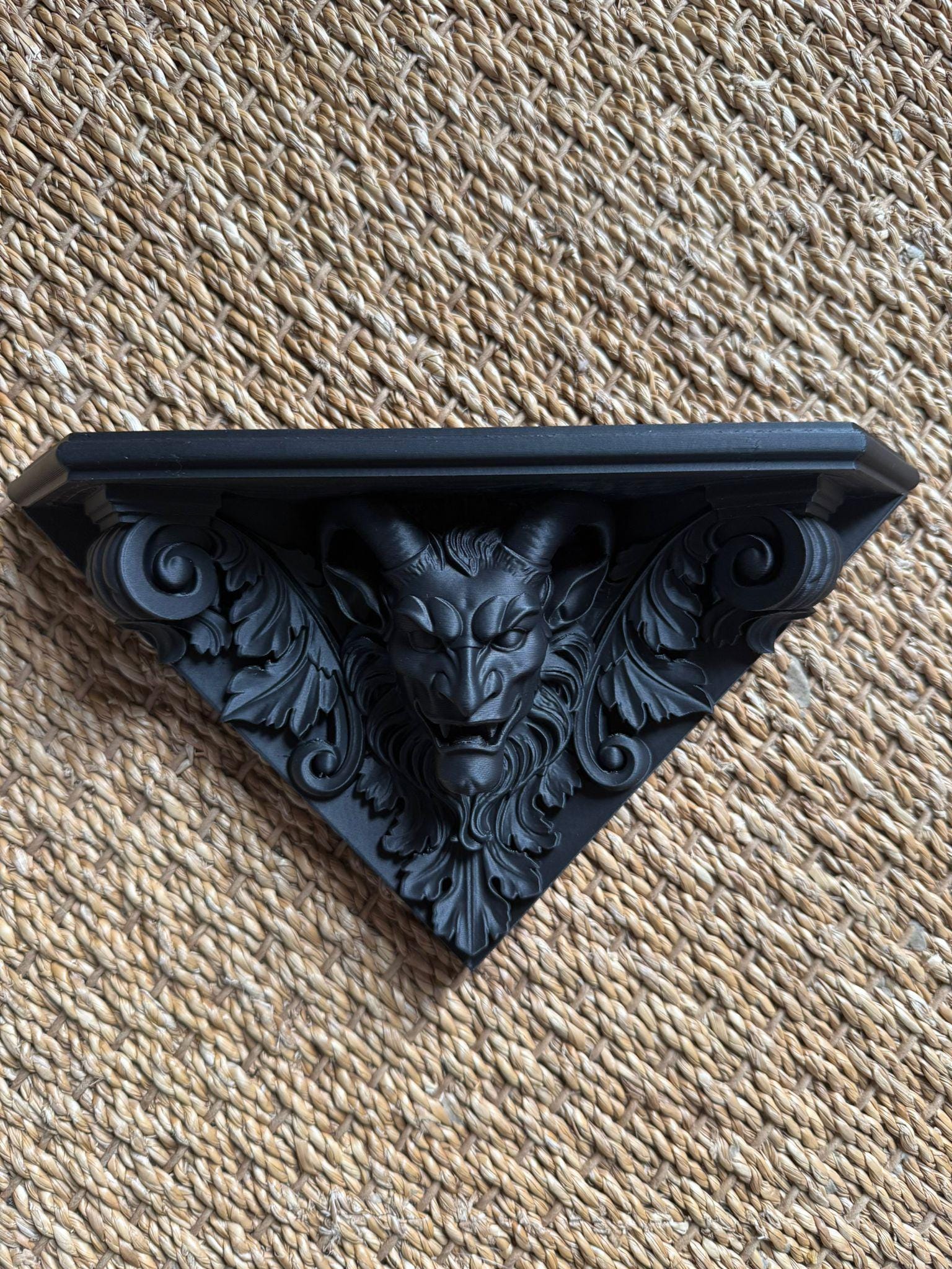 Demonic Triangular Gothic shelf altar