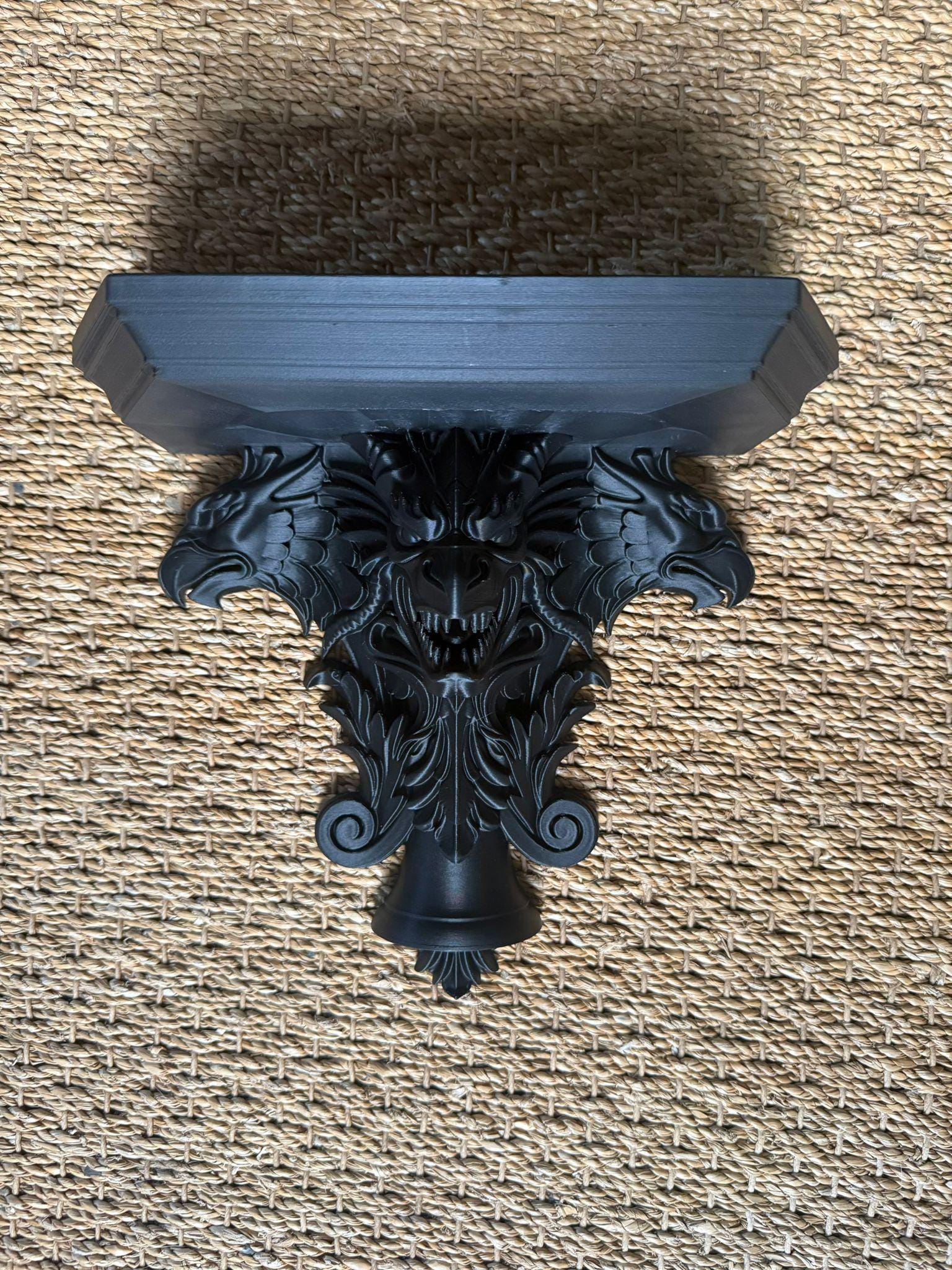 Guardian Hydra Dragon Wall Shelf Altar