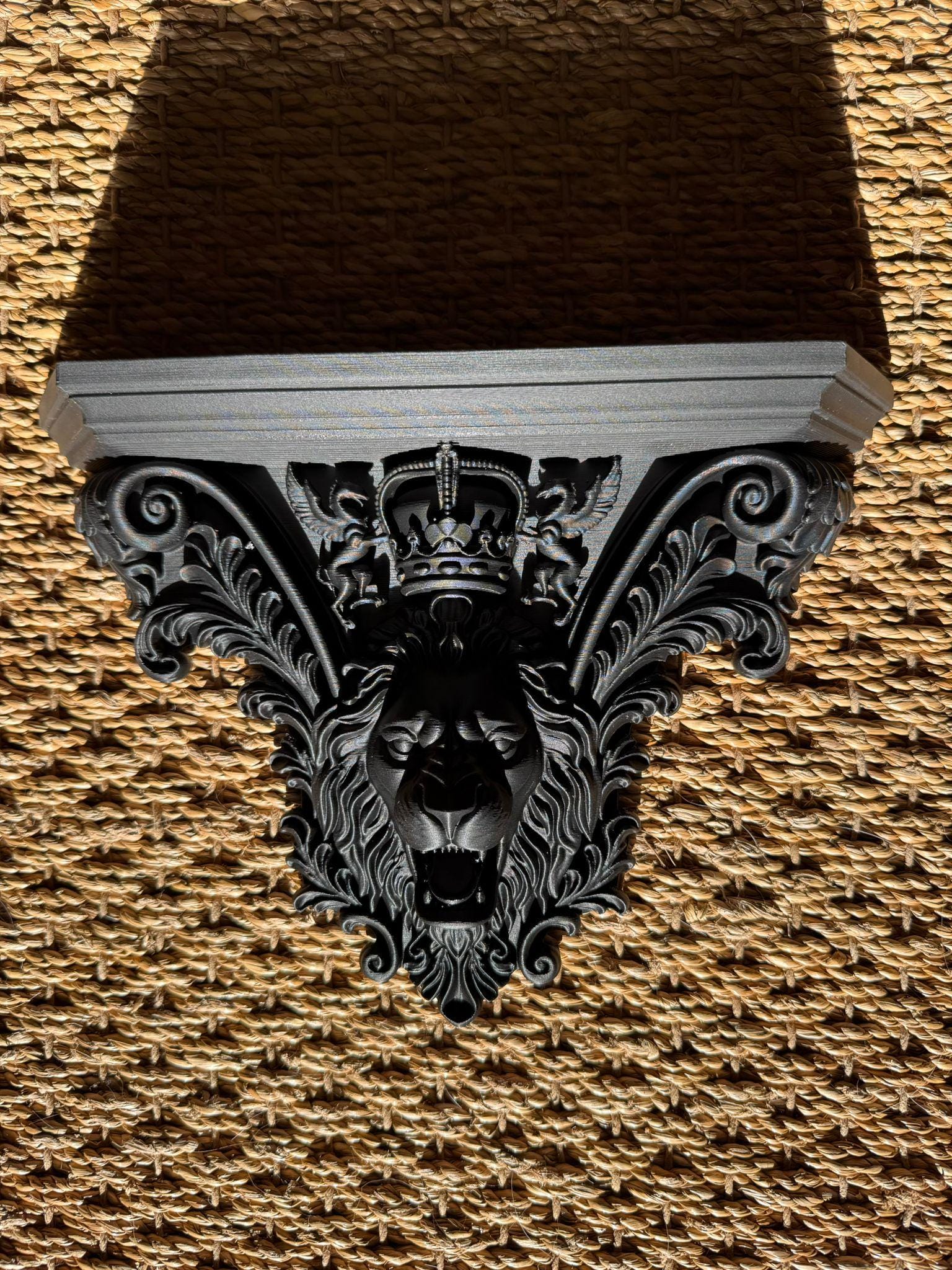Royal Lion Wall Shelf Altar