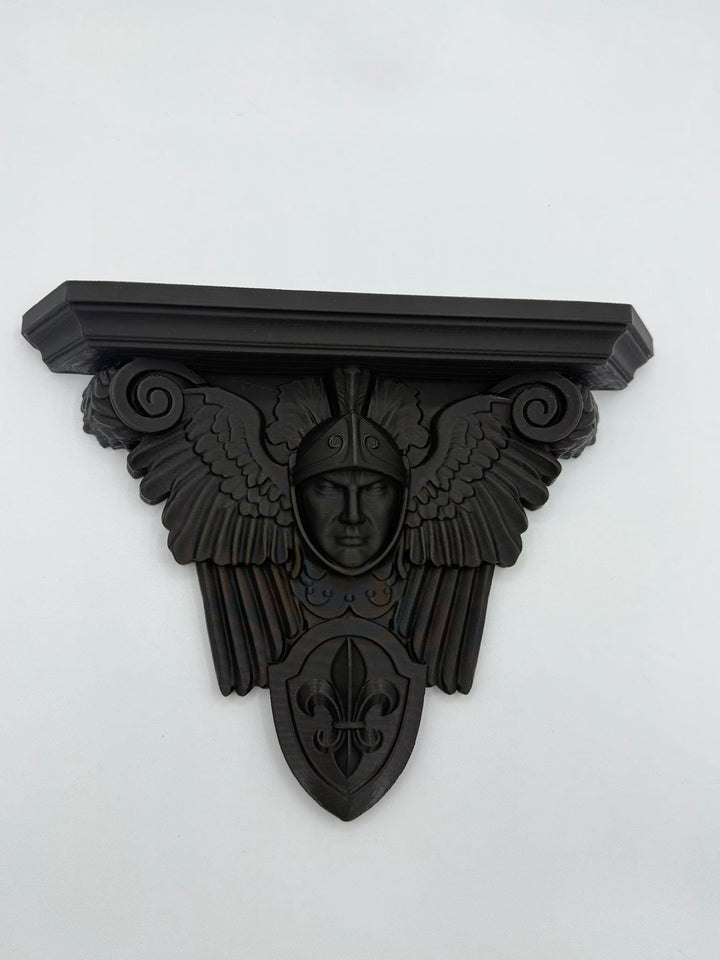 Angel Warrior Winged Shelf altar
