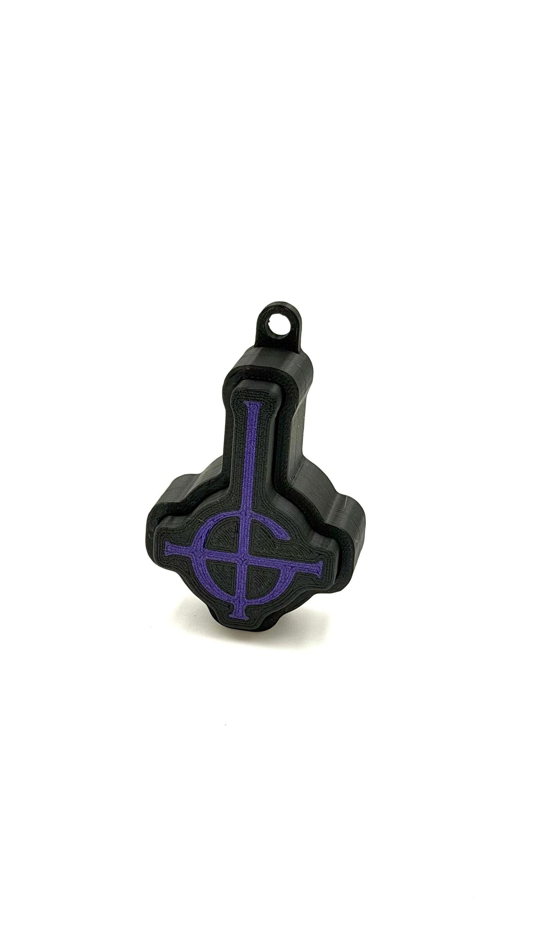 Ghost Band Fidget Clicker Keychain | Ghost Inspired Clicker | Anxiety Relief Fidget Toy | Gothic Keychain Gift