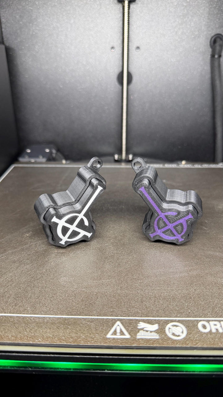 Ghost Band Fidget Clicker Keychain | Ghost Inspired Clicker | Anxiety Relief Fidget Toy | Gothic Keychain Gift