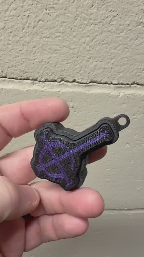 Ghost Band Fidget Clicker Keychain | Ghost Inspired Clicker | Anxiety Relief Fidget Toy | Gothic Keychain Gift